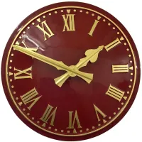 Oldham Outdoor Clock Service red dial